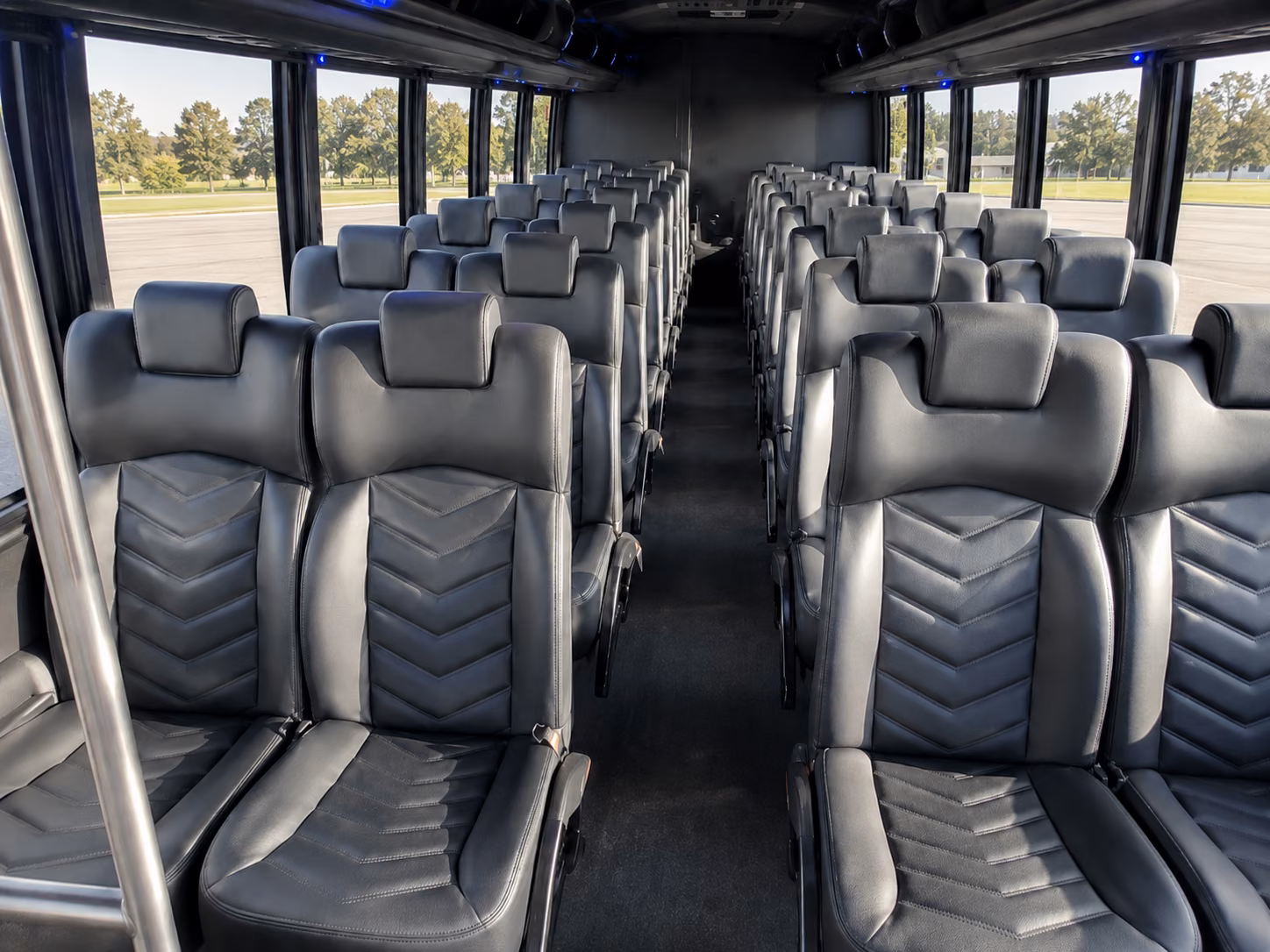 glendale 18 passenger minibus inside