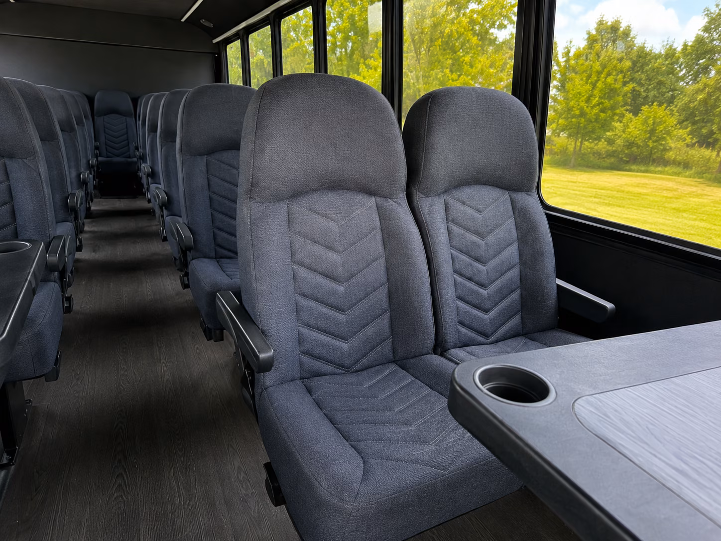 glendale 18 passenger minibus interior