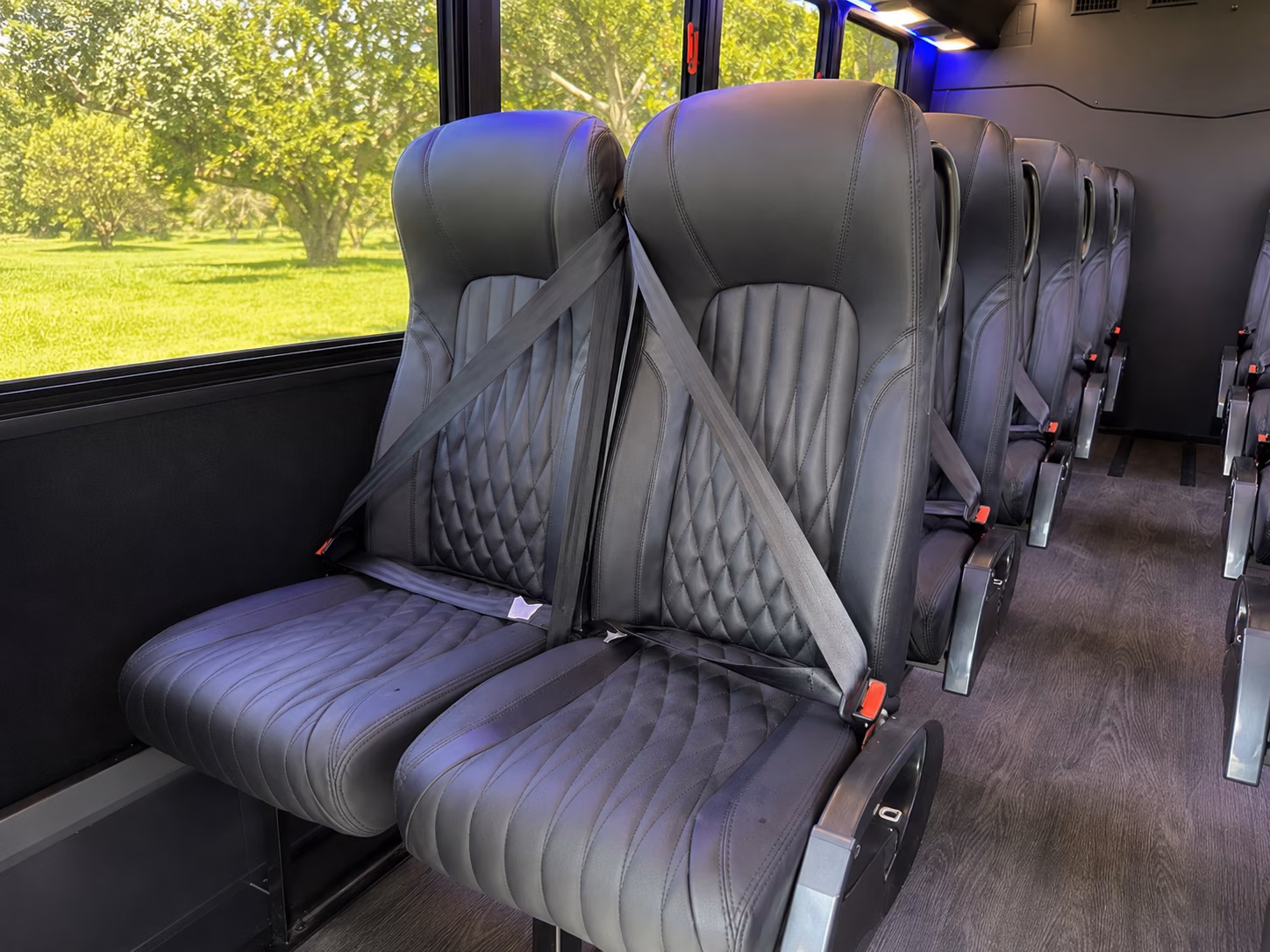 glendale 20 passenger minibus inside
