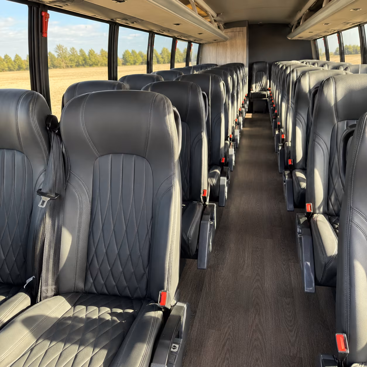 glendale 25 passenger minibus inside