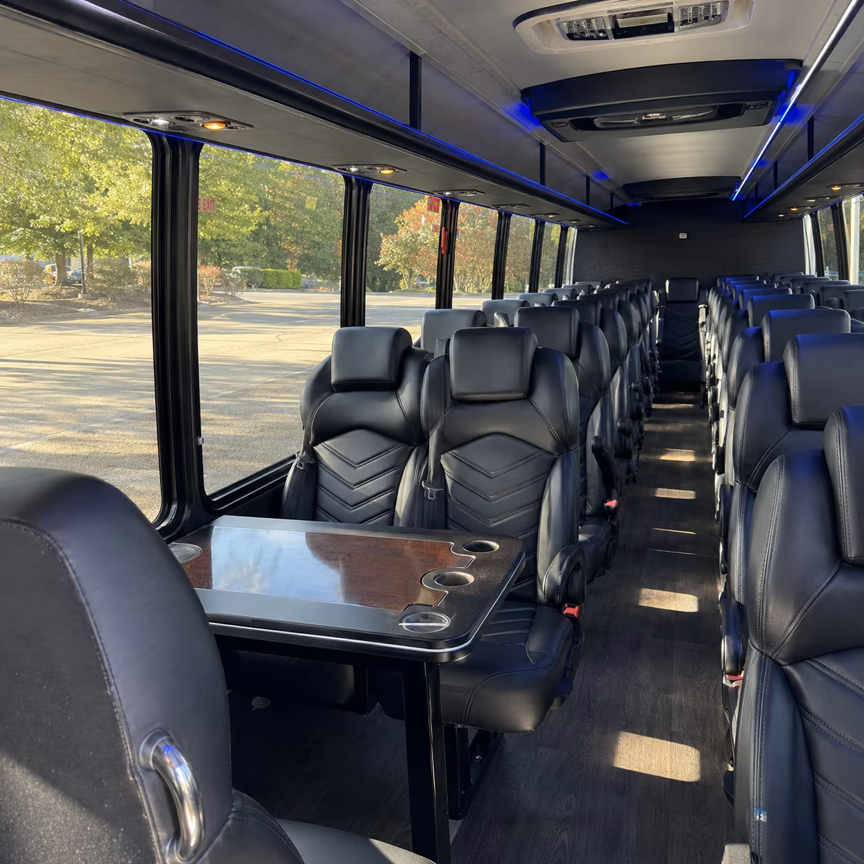 glendale 25 passenger minibus interior