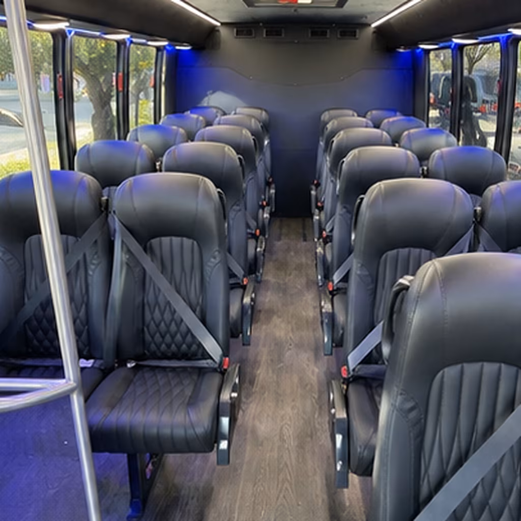 glendale 30 passenger minibus interior