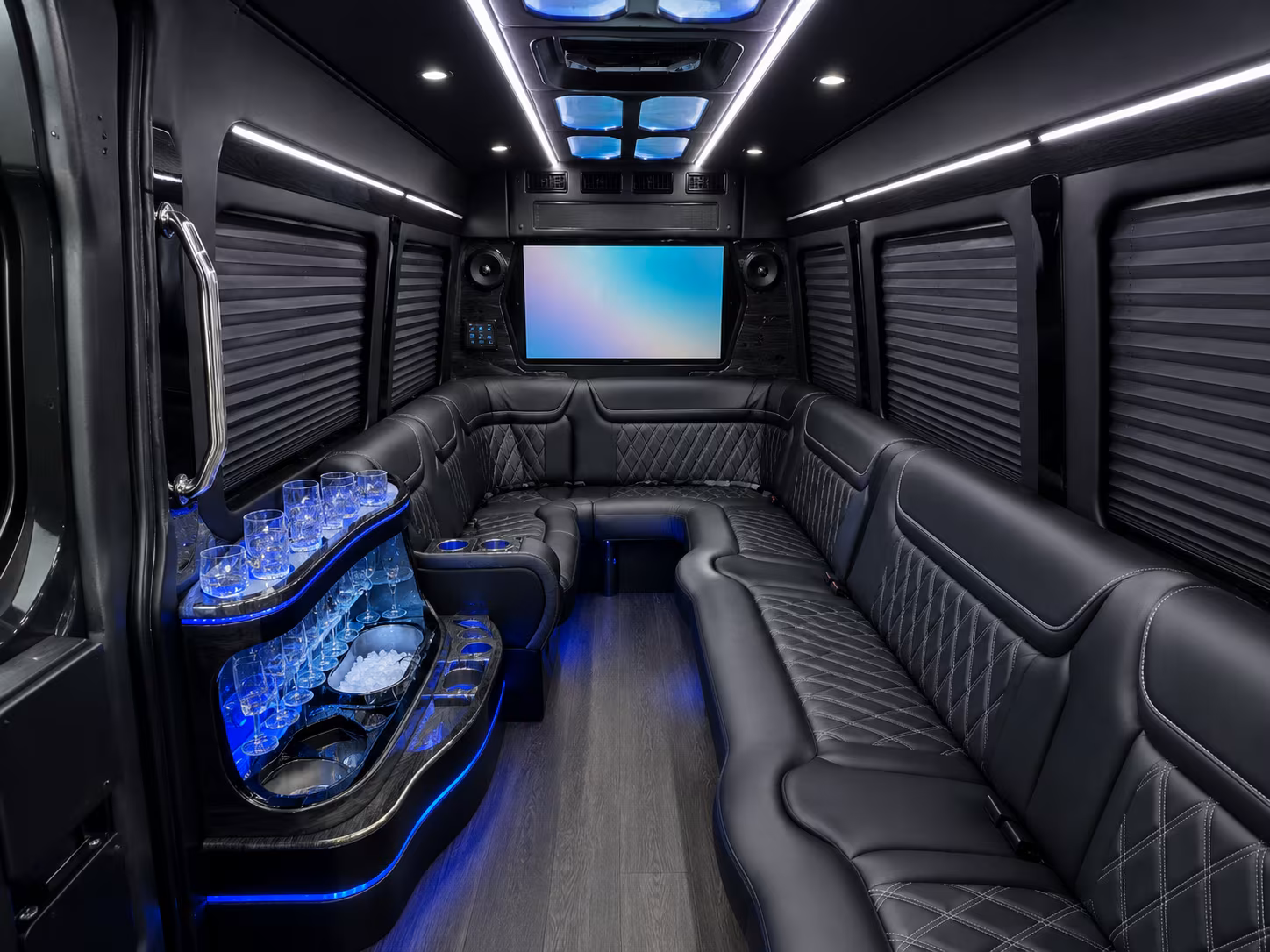 glendale private event transportation onboard seating