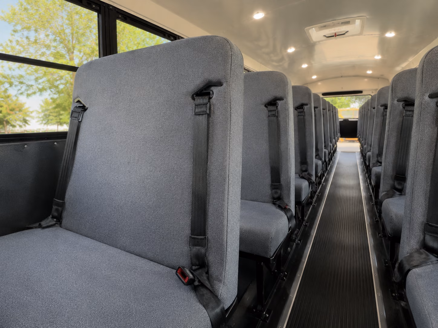 glendale school bus inside