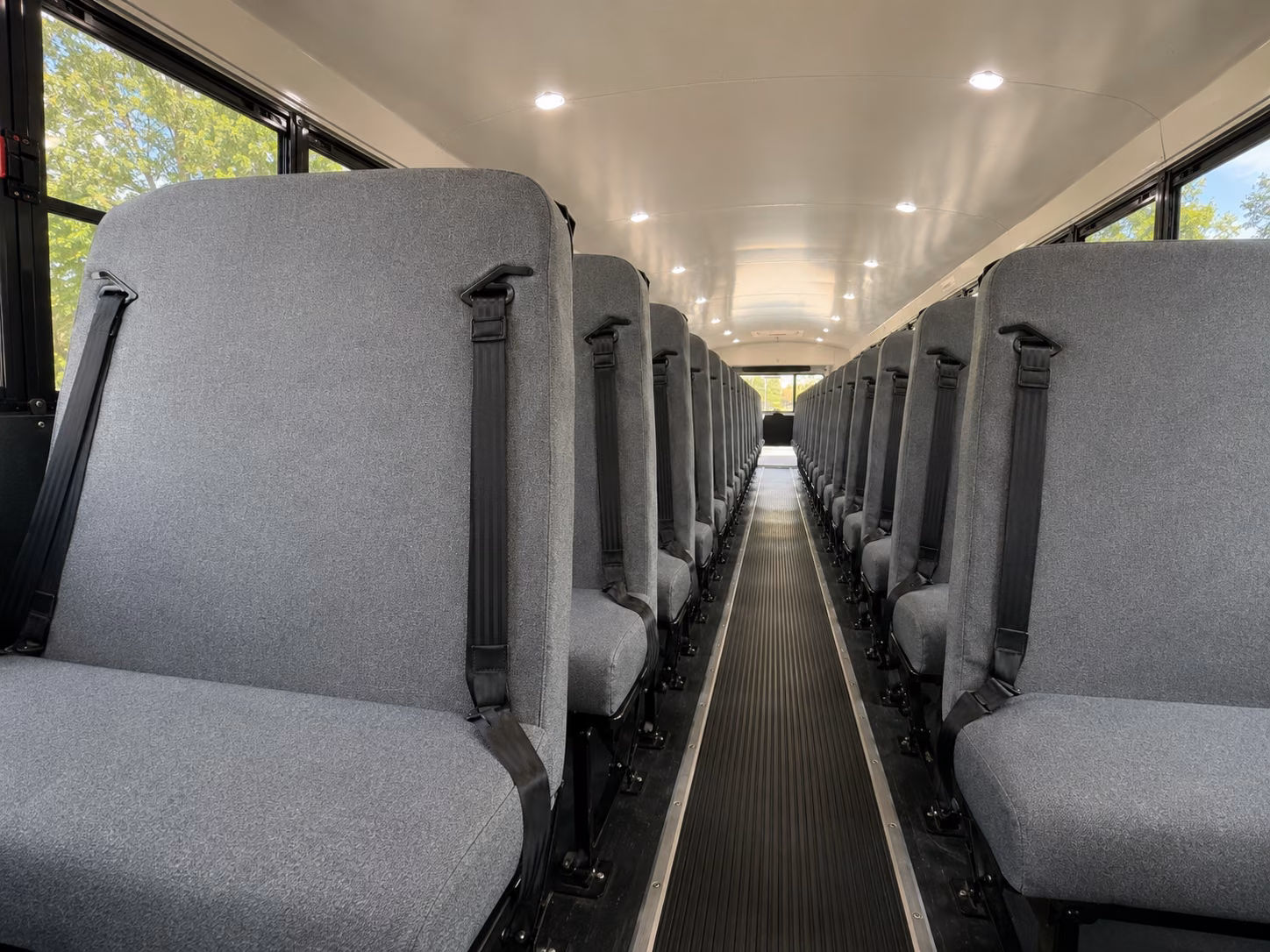 glendale school bus interior