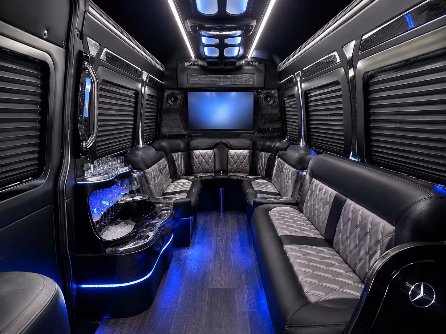 glendale sprinter limousine inside