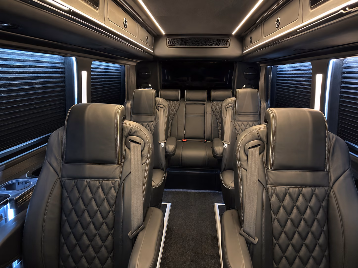 glendale sprinter van with driver inside
